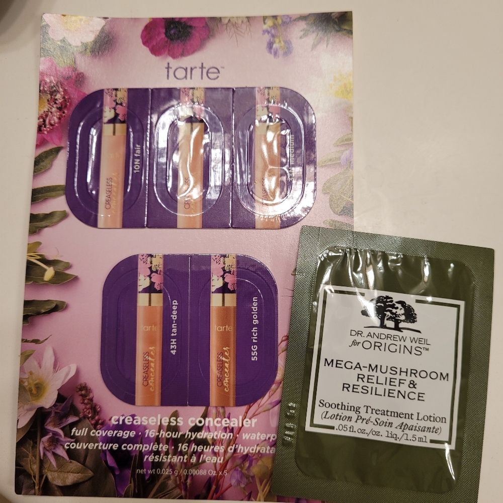 Tarte/Origins Sample